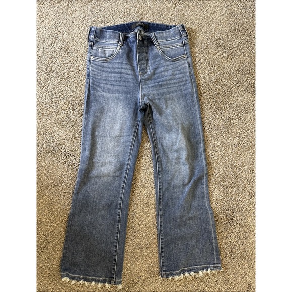 Liverpool Denim - Liverpool Los Angeles Light Wash Flare The Gia Glider Crop Jeans sz 4/27